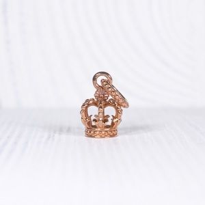 Pandora Rose Gold Crown Charm (Noble Splendor)